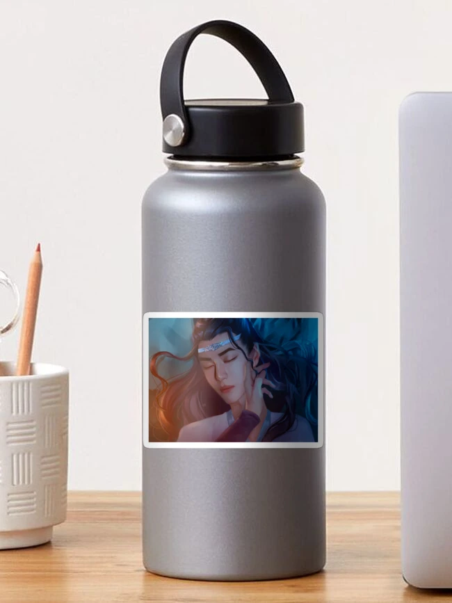 Thumbnail 1 of 3, Sticker, Drunk Wangji designed and sold by hungryallen.