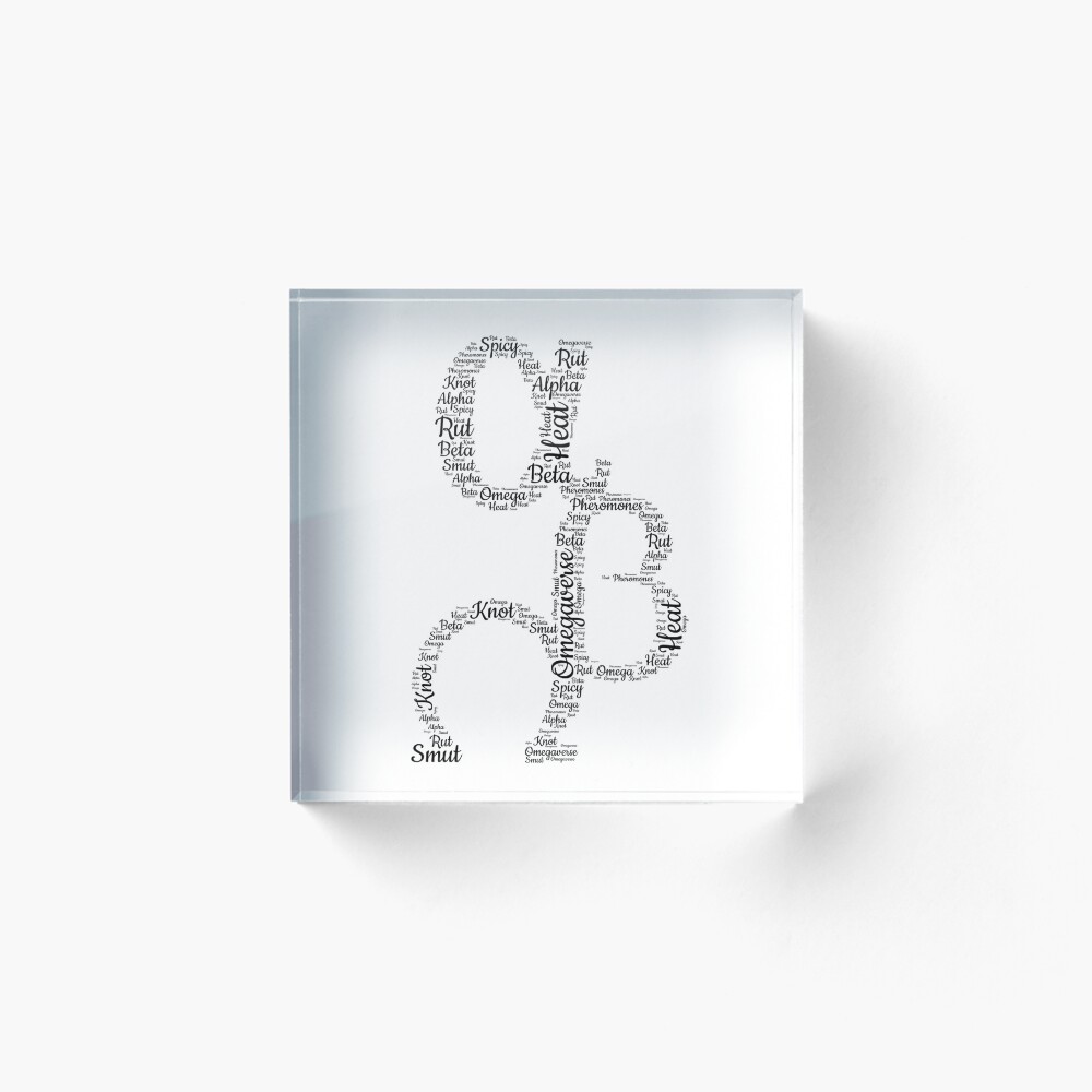 Aperçu de l'œuvre Bloc acrylique créée et vendue par world-of-words.