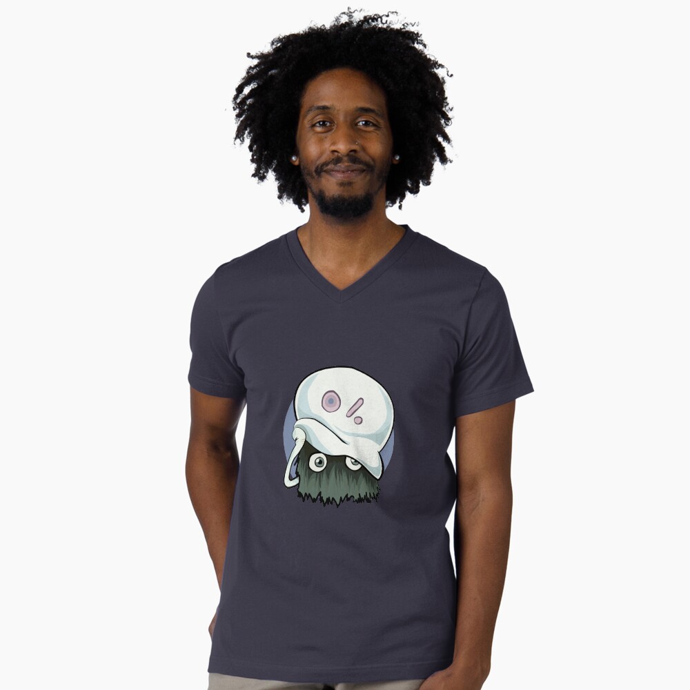 Vista previa del artículo con la obra «Camiseta de cuello en V», diseñado y vendido por ShiningMoogs.