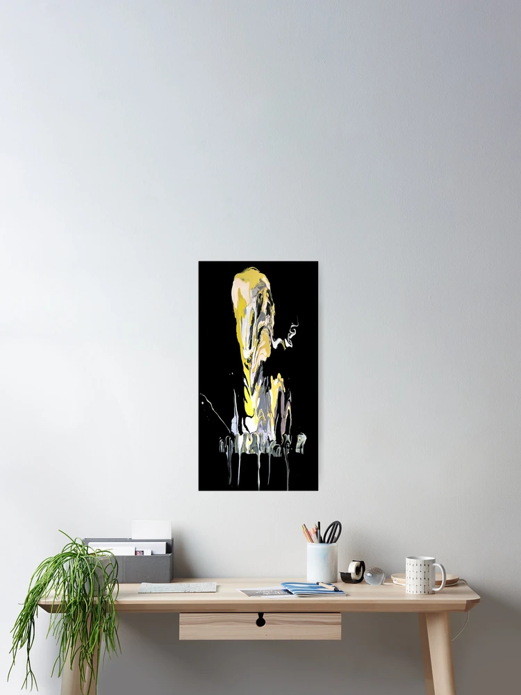 Thumbnail 2 of 3, Poster, sad skelly designed and sold by stephdrawsstuff.