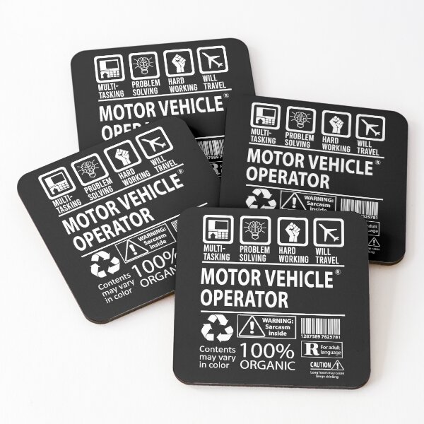Item preview, Motor Vehicle Operator T Shirt - MultiTasking Certified Job Gift Item Tee designed and sold by sabinacsnm.