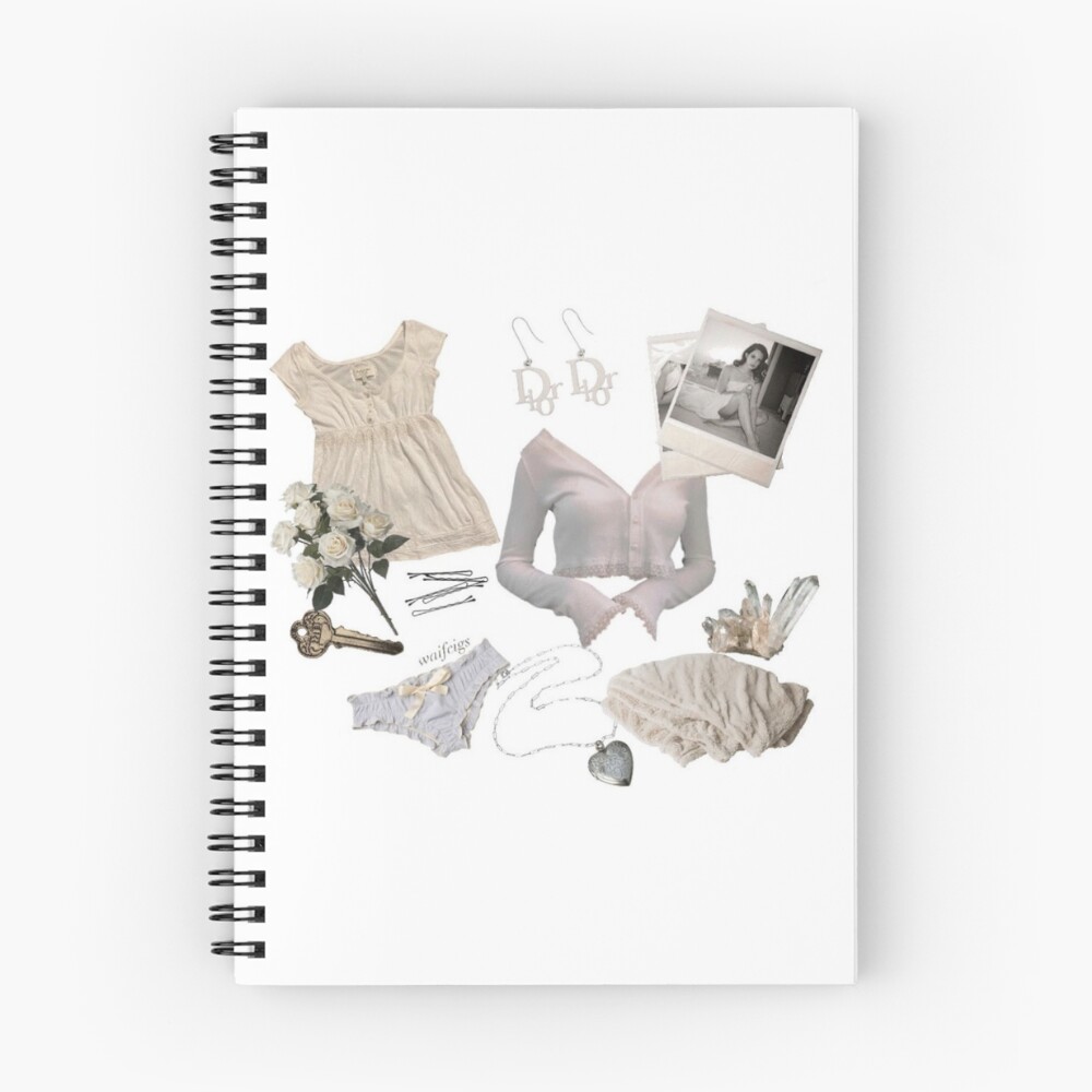 Vista previa del artículo con la obra «Cuaderno de espiral», diseñado y vendido por waifcigs.