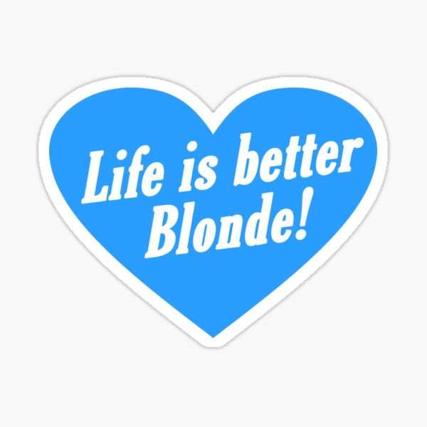 Item preview, ¡La vida es mejor rubia! designed and sold by lux-lisbon.