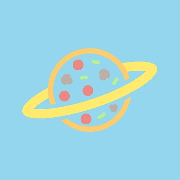Vorschaubild zum Design Planet Pizza von CyberCubed