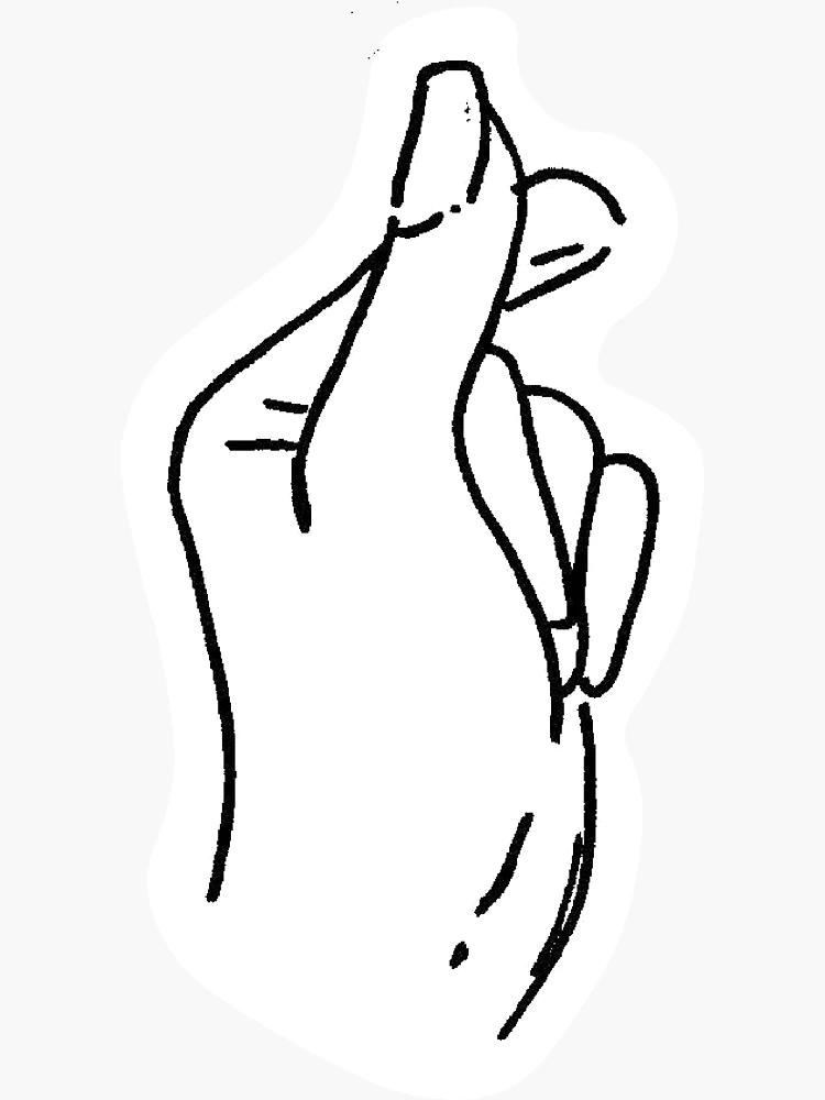 Thumbnail 3 von 3, Sticker, Herzsymbol Hände designt und verkauft von sayers34.