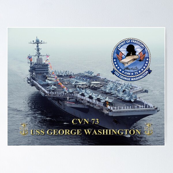 Aperçu de l'œuvre CVN-73 USS George Washington créée et vendue par Mil Merchant.