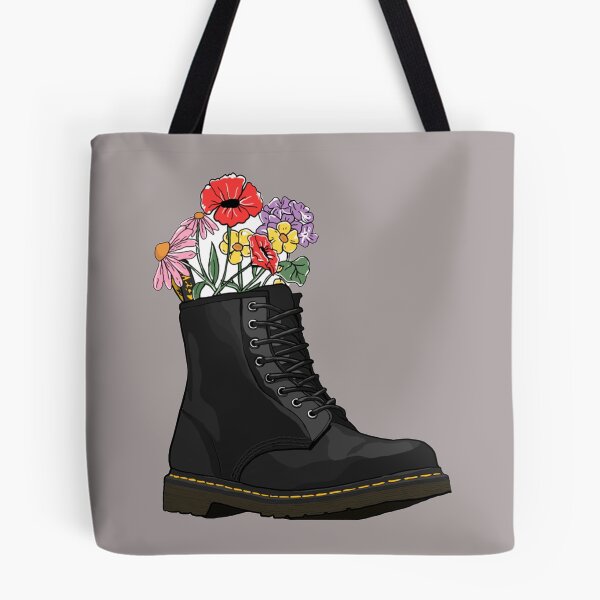 Item preview, Flores que crecen en las botas Doc Marten designed and sold by HappyStashByTsh.