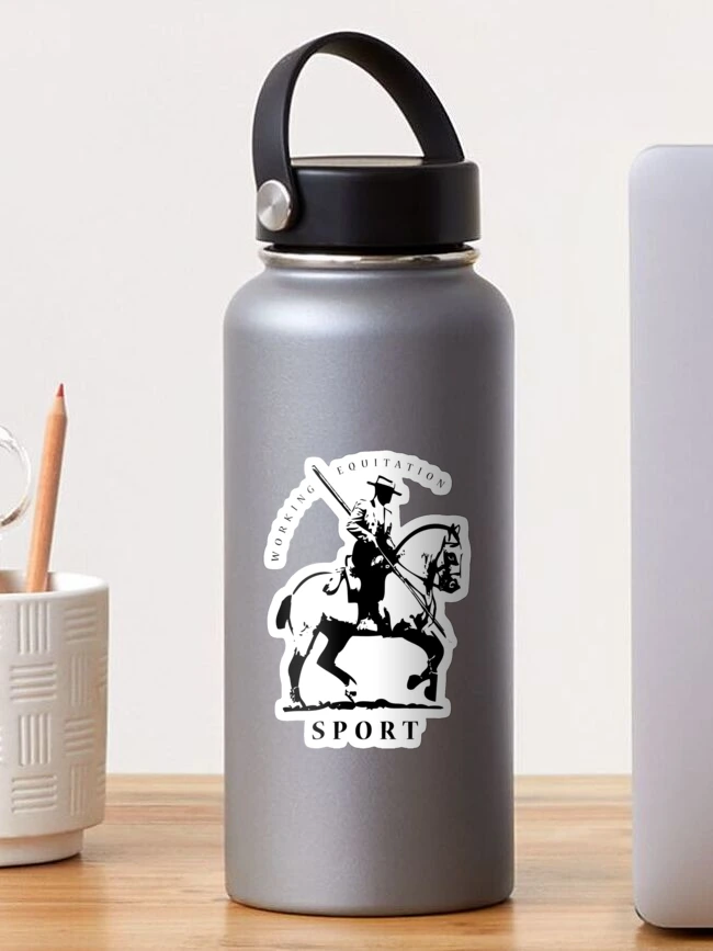 Thumbnail 1 of 3, Sticker, Horse Rider Competition Working Equitation Sports and Tradition designed and sold by DappleDesign.