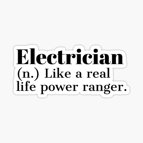 Item preview, Definición divertida de electricista designed and sold by Theleochick.