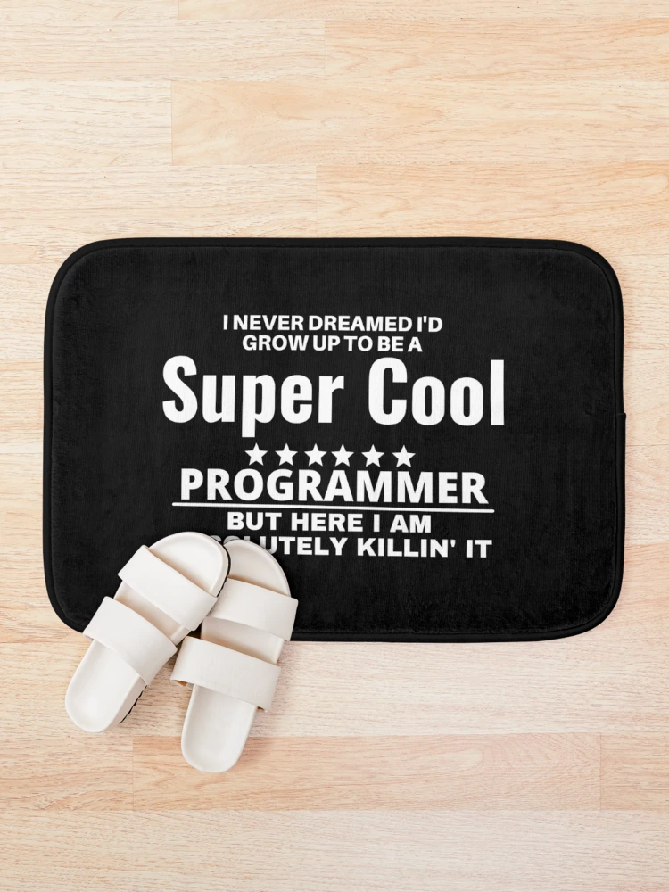 Thumbnail 1 of 6, Bath Mat, programmer designed and sold by T-shirtgallery.