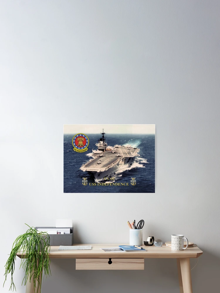 Thumbnail 2 of 3, Poster, CV-62 USS Independence designed and sold by Mil Merchant.