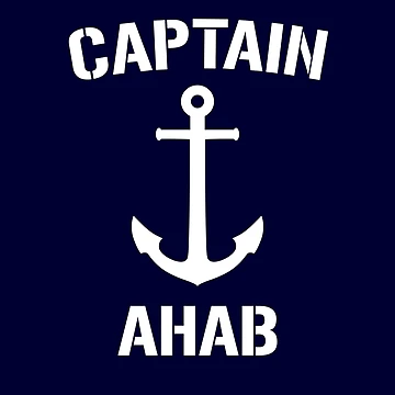 Artwork thumbnail, Nautical Captain Ahab Anchor by rewstudio