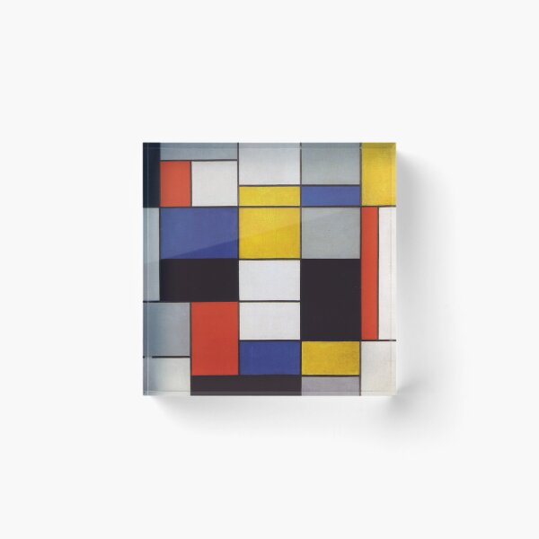 Item preview, Piet Mondrian | Composición A | expresionista abstracto designed and sold by BossyCatHome.