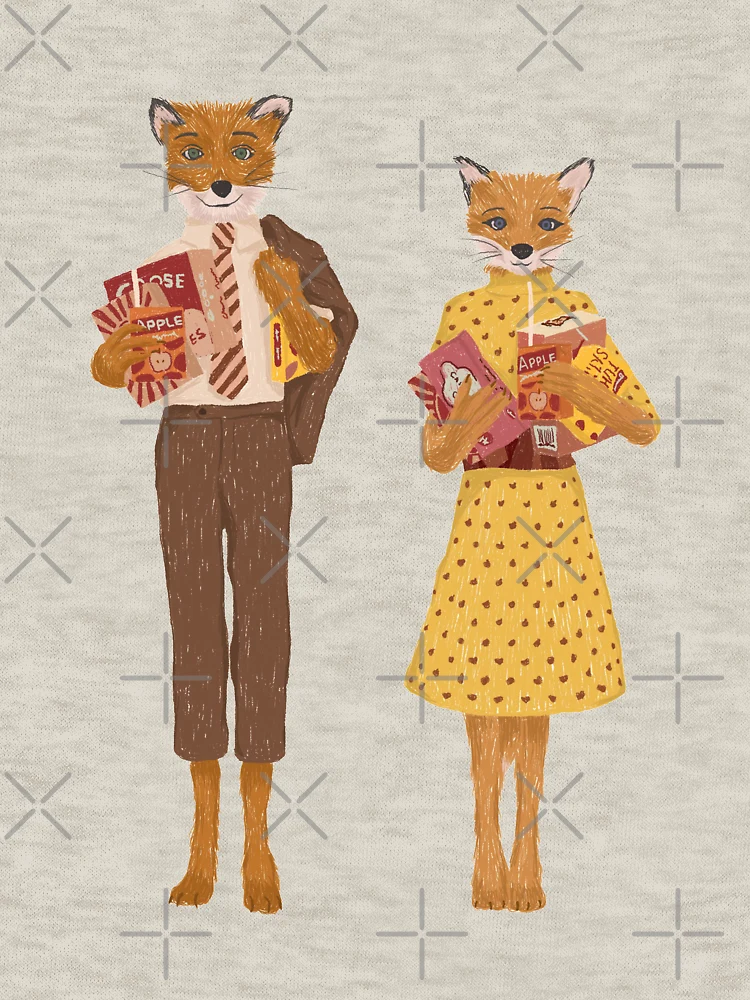 Thumbnail 7 von 7, Classic T-Shirt, Fantastisch Herr Fuchs und Frau Fuchs Lustig designt und verkauft von VINU-DESIGNS.