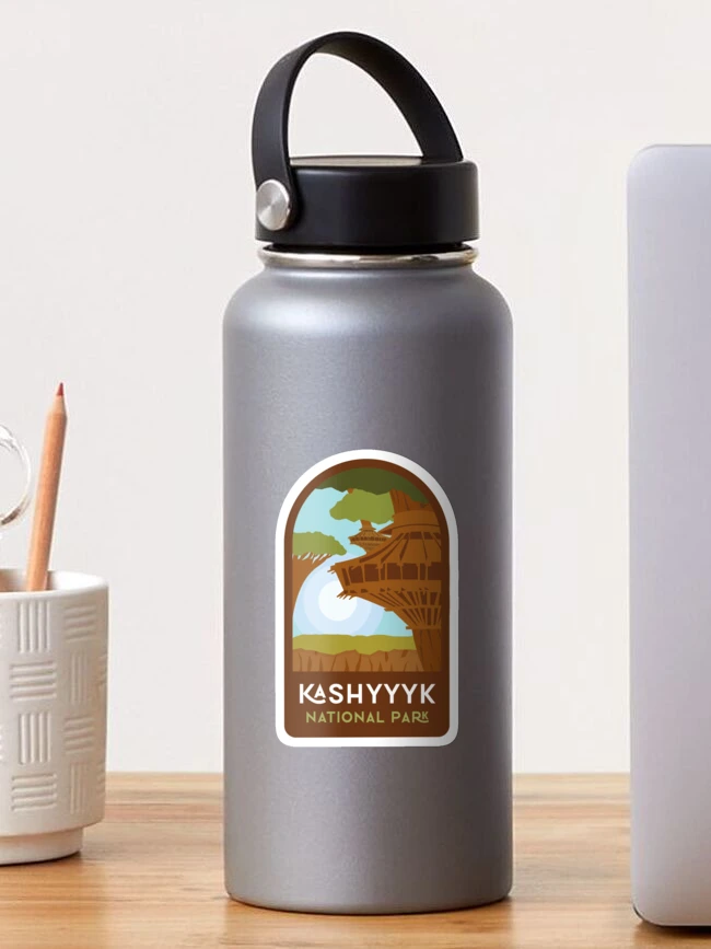 Thumbnail 1 of 3, Sticker, Kashyyyk National Park designed and sold by Hanneliza.