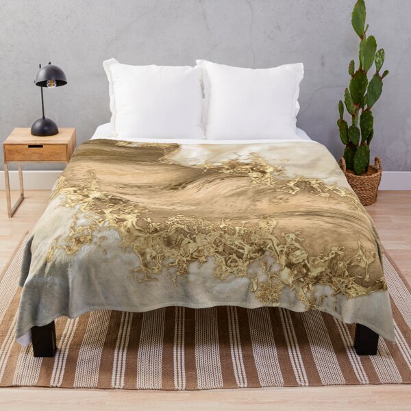 Item preview, Gold and Pearl - Splatter and flow designed and sold by k9printart.