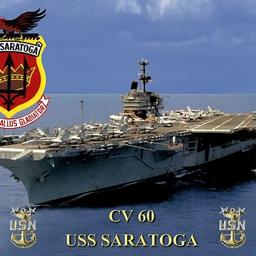 Artwork thumbnail, CV-60 USS Saratoga  by Mil Merchant