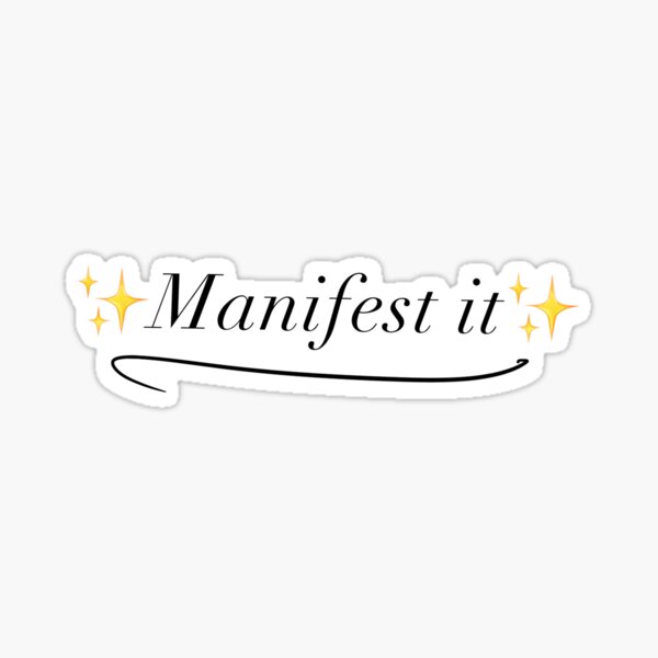 Aperçu de l'œuvre Conception de la manifestation - Manifestez-le créée et vendue par Jujudoodles25.