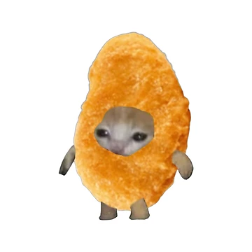 Artwork thumbnail, chicken nugget cat by neodrip