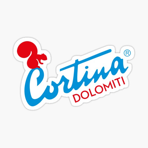 Aperçu de l'œuvre Aime le ski italien Cortina Dolomiti Italia créée et vendue par elhefe.
