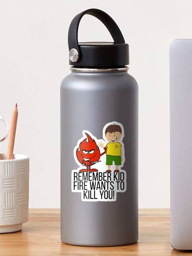 Thumbnail 1 of 3, Sticker, Remember Kid designed and sold by Firethreadz.