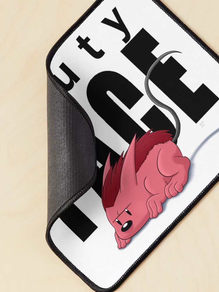 Thumbnail 2 of 5, Mouse Pad, Pouty Face (red) designed and sold by Rageman0329.