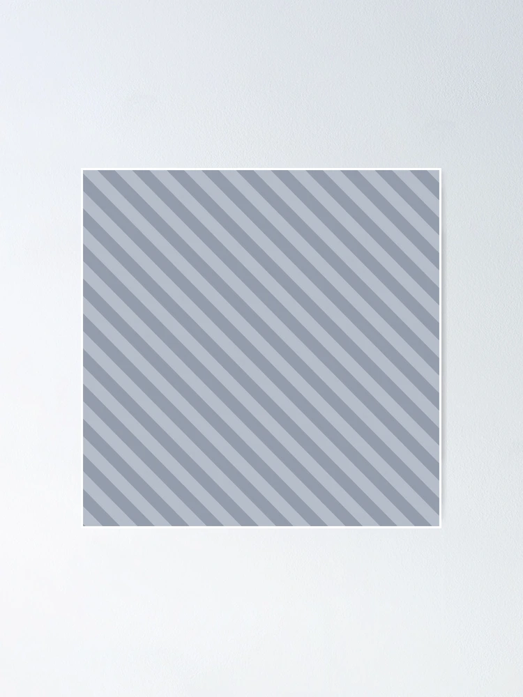 Thumbnail 1 of 3, Poster, Diagonal lined gray background designed and sold by SpringForever.