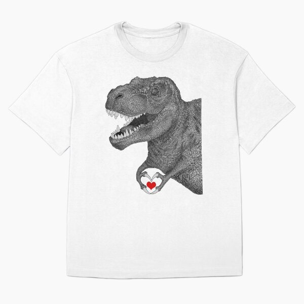 Aperçu de l'œuvre T-Rex Amour créée et vendue par ECMazur Art.