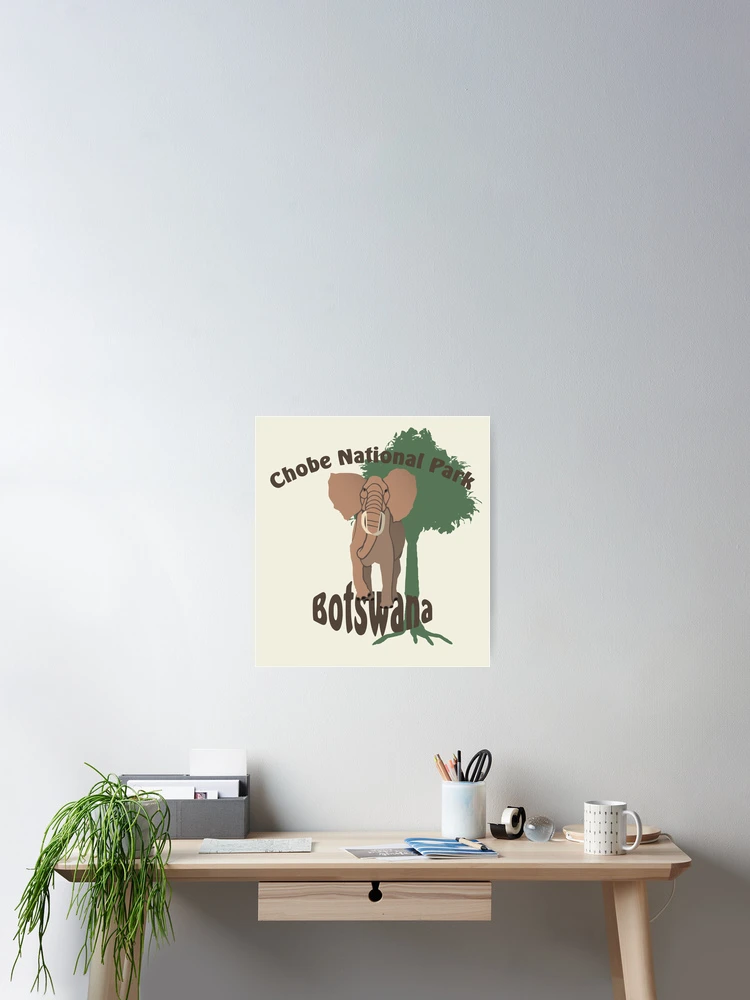 Thumbnail 2 of 3, Poster, Chobe National Park Elephant designed and sold by KeeganCreations.