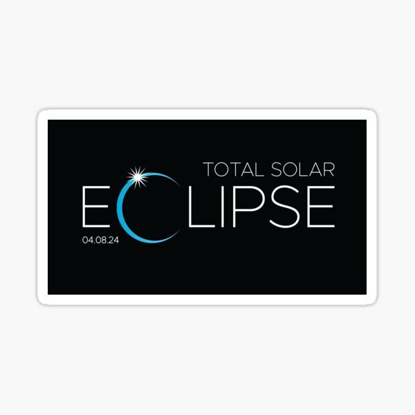 Aperçu de l'œuvre Éclipse solaire totale 2024 Amoureux de l'astronomie créée et vendue par Maria Garcia.