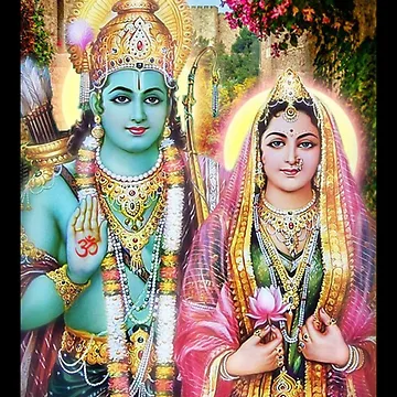 Artwork thumbnail, Sri Sri Sita Rama by RasikaDesigns