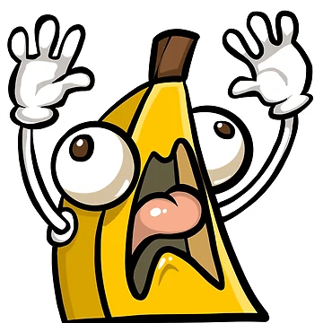 Artwork thumbnail, Screaming Banana by Brushforhire