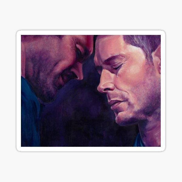 Aperçu de l'œuvre Le front final surnaturel touche la scène de la grange Sam et Dean Winchester créée et vendue par Dani Salerno.
