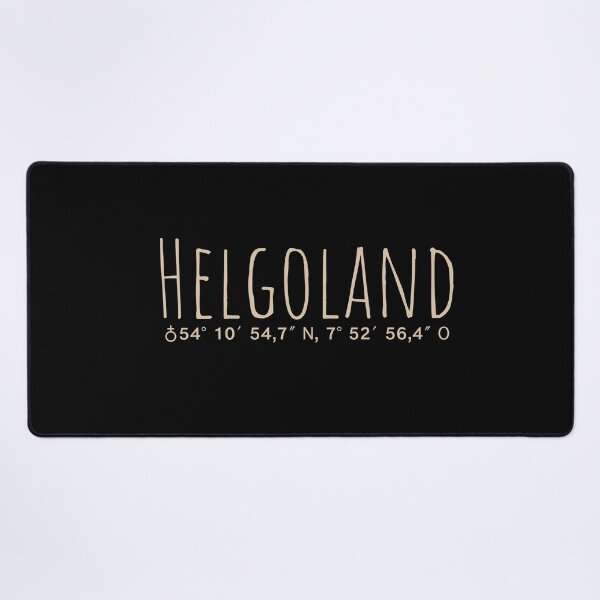 Item preview, Heligoland coordinates lighthouse Oberland position North Sea designed and sold by emm-j.