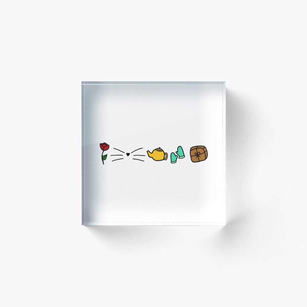 Vista previa del artículo con la obra «Bloque acrílico», diseñado y vendido por tinytoebeanz.