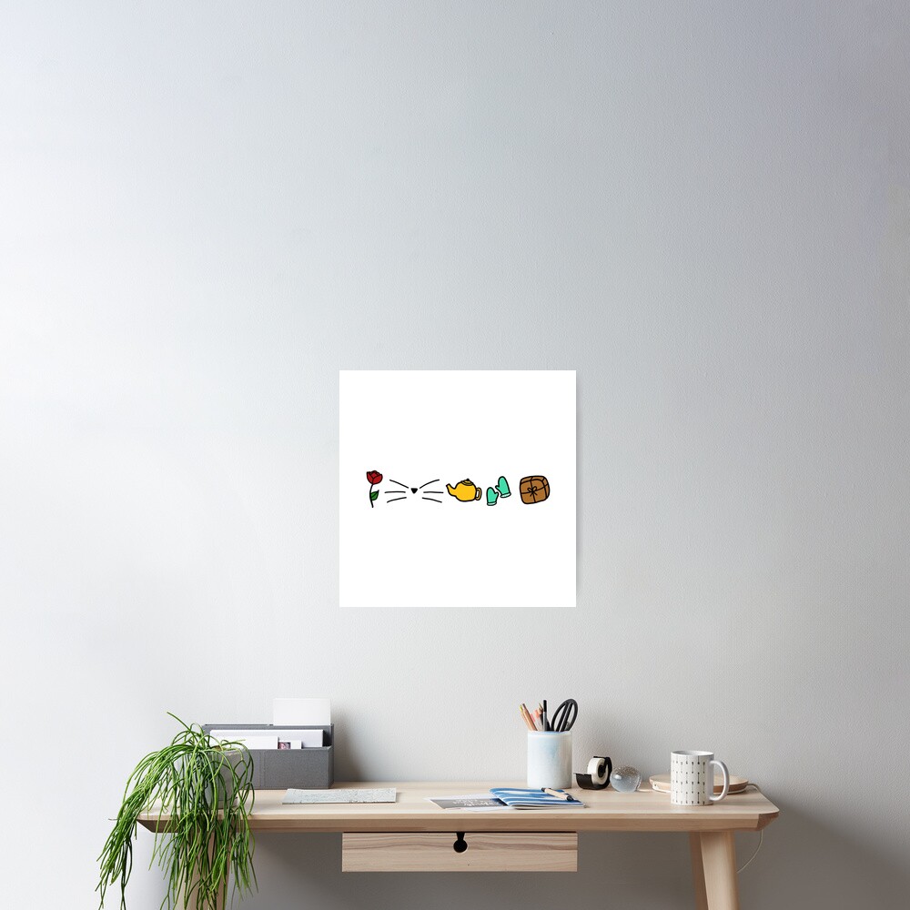 Vista previa del artículo con la obra «Póster», diseñado y vendido por tinytoebeanz.