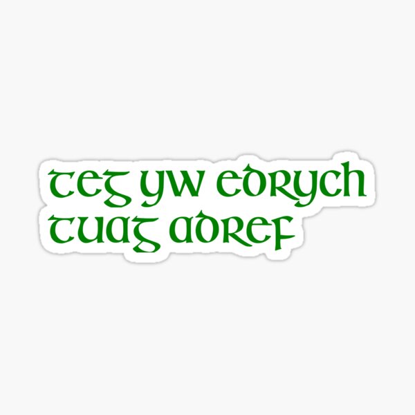 Artikelvorschau, Teg yw edrych tuag adref entworfen und verkauft von ben-taylor1234.