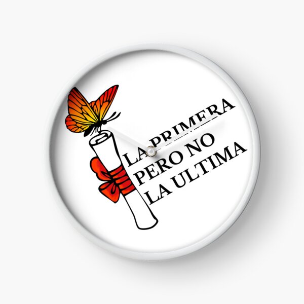Item preview, La Primera Pero No La Ultima con Mariposa y Diploma designed and sold by SMillustrations.
