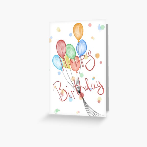 Aperçu de l'œuvre Carte d'anniversaire amusante créée et vendue par ArtStyleAlice.