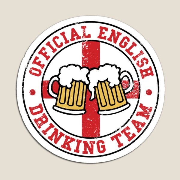 Item preview, Official English Drinking Team Funny British Drinking Team Gear designed and sold by DynamicDesign.