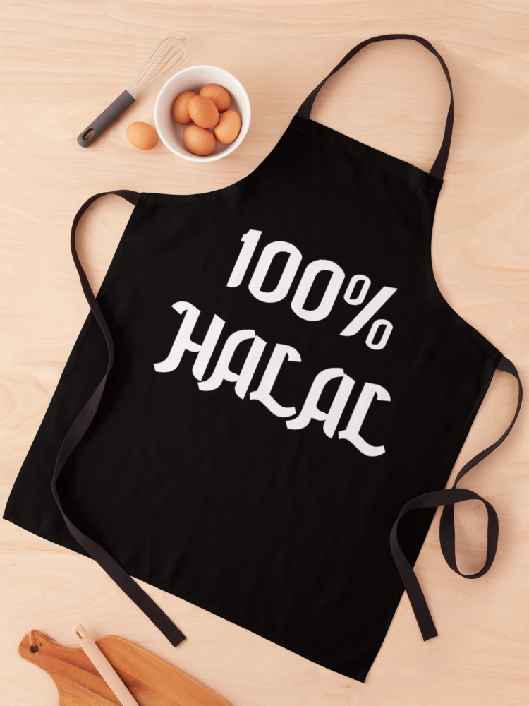 Thumbnail 1 of 6, Apron, 100% Halal designed and sold by SubtleSplit.