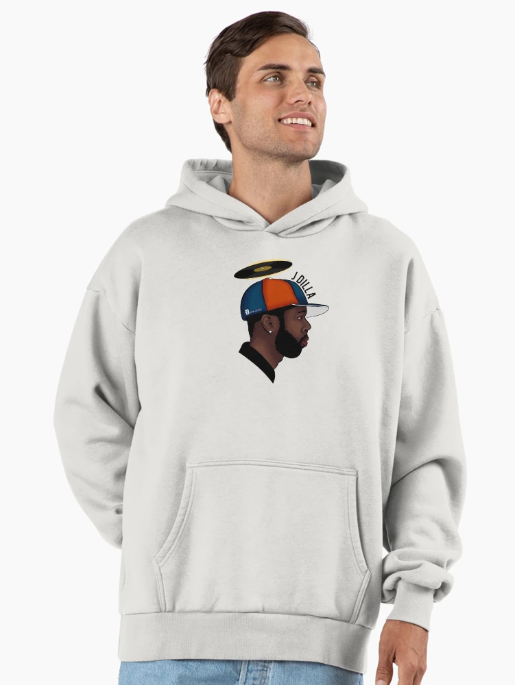Thumbnail 2 of 6, Premium Oversized Hoodie, donuts dilla j with designed and sold by weduhipop.