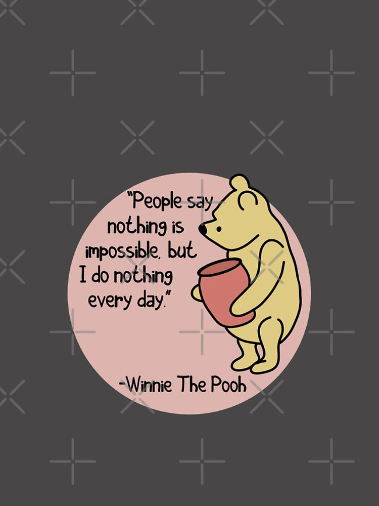 Thumbnail 4 of 4, iPhone Case, Winnie The Pooh Quote designed and sold by Unhinged Heather.