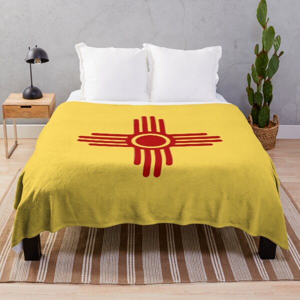 Artikelvorschau, Zia Sonne, Symbol, New Mexico, Flagge entworfen und verkauft von nitty-gritty.