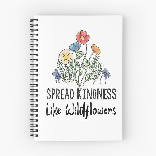 Item preview, Spread Kindness Like Wildflowers Inspirational Quotes designed and sold by Heddar Badreddine.