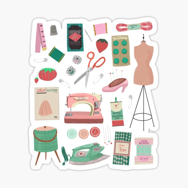 Item preview, Herramientas y nociones de costura designed and sold by jenbucheli.