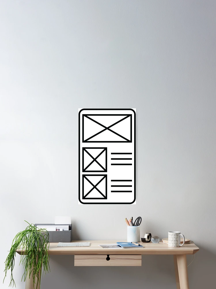 Thumbnail 2 von 3, Poster, Drahtgitter designt und verkauft von UXUI-LAB.