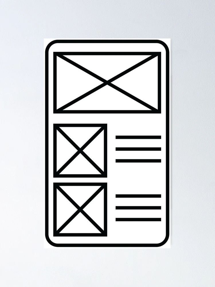 Thumbnail 1 von 3, Poster, Drahtgitter designt und verkauft von UXUI-LAB.