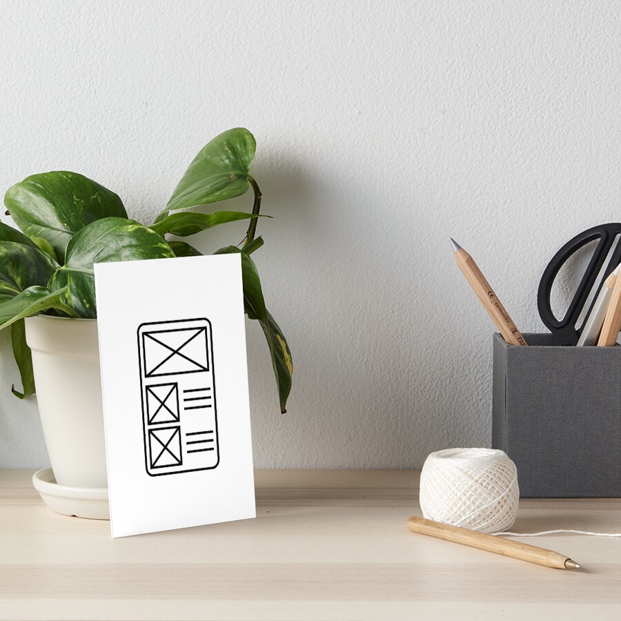 Artikel-Vorschau von Galeriedruck, designt und verkauft von UXUI-LAB.