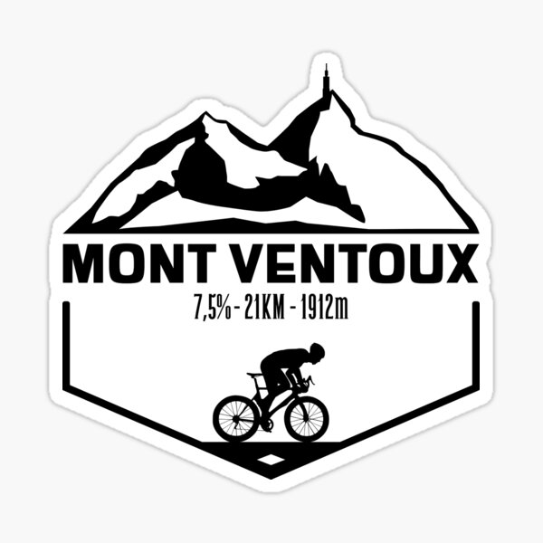 Aperçu de l'œuvre Mont Ventoux Black Edition créée et vendue par Jinz0Shirt.